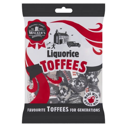 Picture of Bags Walkers Licorice Toffee 150g x12