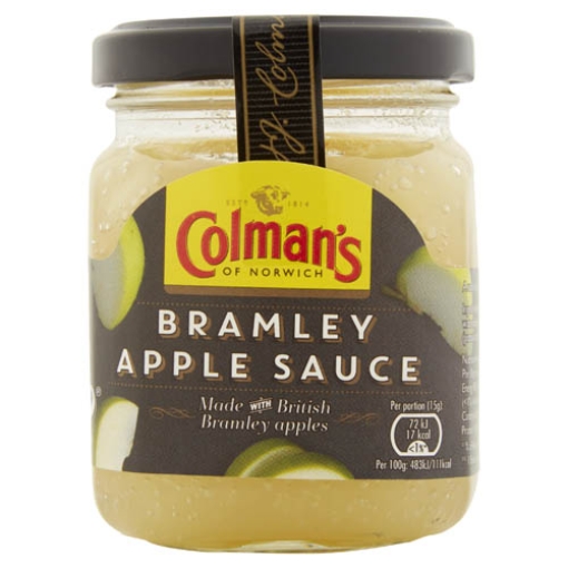 Picture of COLMANS Bramley Apple Sauce 155g Jar x8