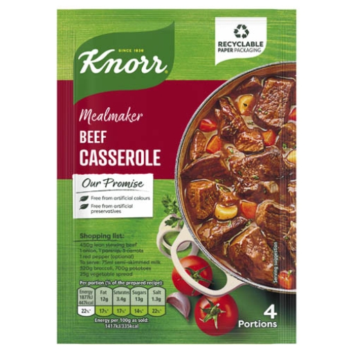 Picture of Knorr Mealmaker Beef Casserole 48g  x16
