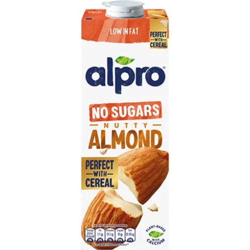 Picture of Alpro Almond No Sugar 1lt x8