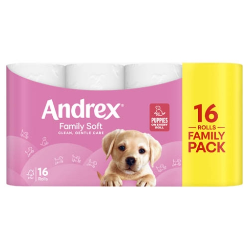 Picture of Toilet Roll Andrex Gentle Clean 16pk x1