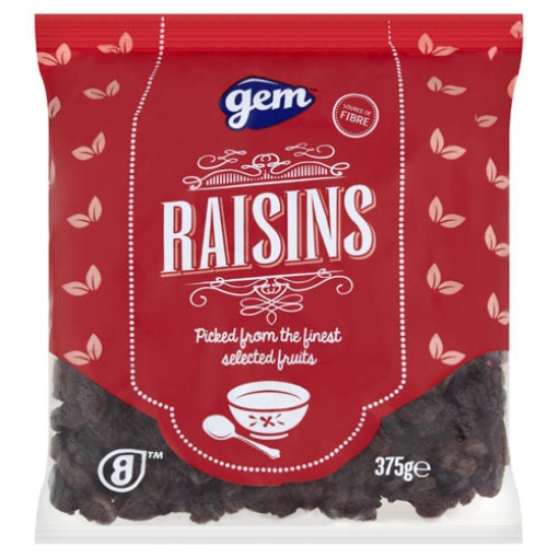 Picture of Gem Raisins 375g x12