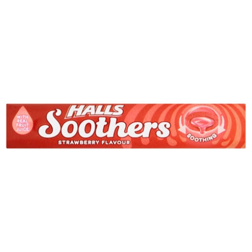 Picture of Halls Soothers Strawberry 45g x20