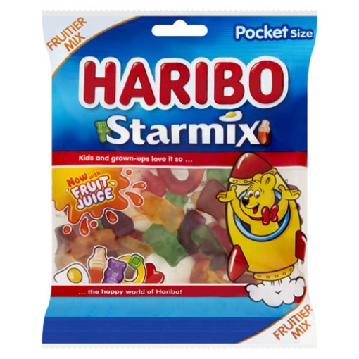 Picture of Haribo Starmix VENDING Bags 90g x24