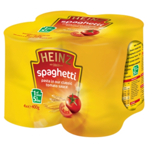 Picture of  Heinz Spaghetti 400g 4pk x6