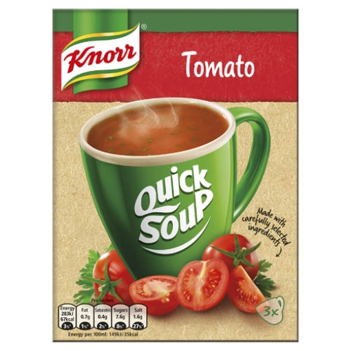 Picture of Knorr 3 Pack Tomato QuickSoup 60g x12