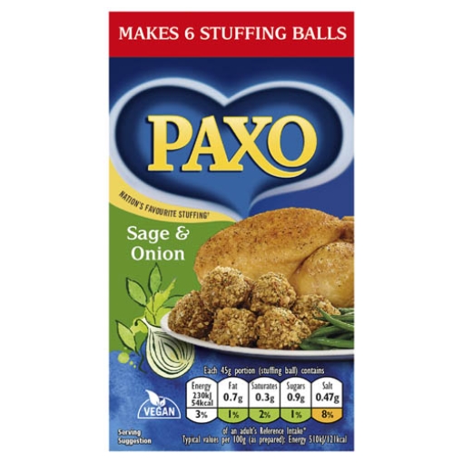 Picture of Paxo Sage & Onion Stuffing 85g x12