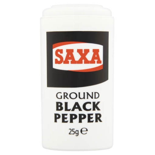 Picture of Saxa Ground Black Pepper 25g x12