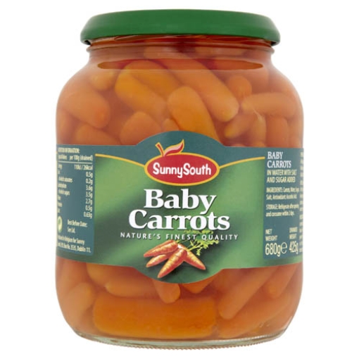 Picture of SunnySouth Whole Baby Carrots 680g x12