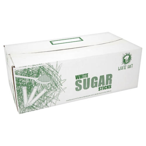 Picture of White Hat Sugar Sticks White x1000