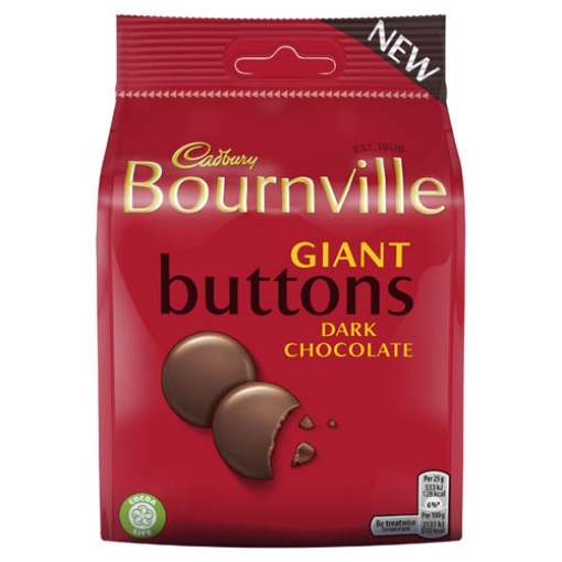 Picture of  Bags Giant Buttons Bournville 110g x10