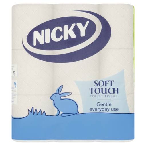 Picture of Toilet Roll Nicky Soft Touch 9pk x5