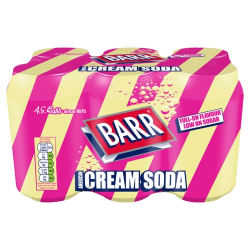 Picture of  330 Barr 6pk Cream Soda x4 EXPORT ONLY