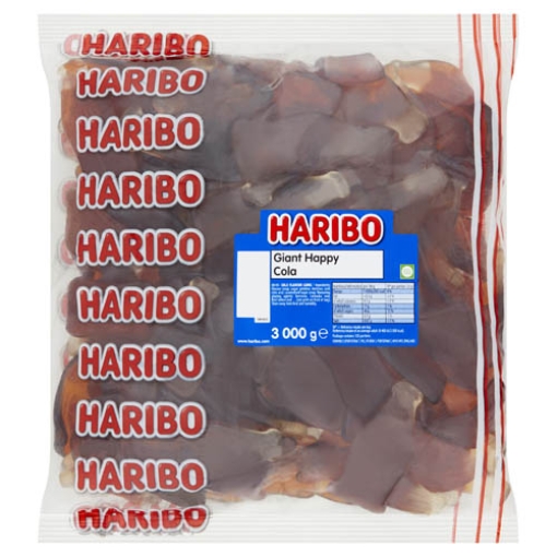 Picture of Pick N Mix Haribo GIANT Happy Cola 3kg x1