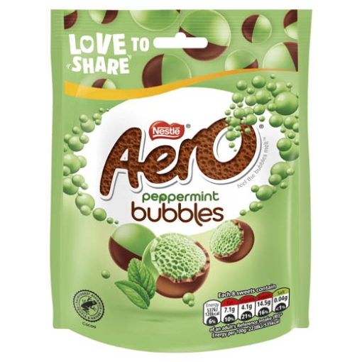 Picture of Pouch Aero Bubbles Mint Nestle 92g x8