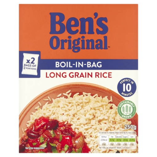 Picture of Bens Long Grain 250g Boil in Bag x12