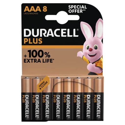 Picture of Duracell Box AAA Plus Power 8's x10