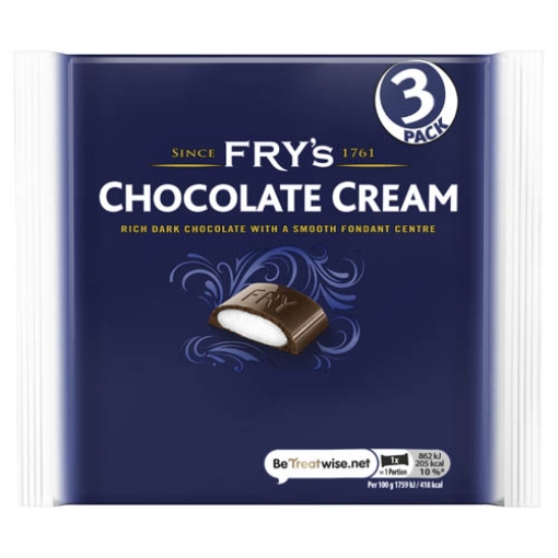 Picture of Frys Chocolate Cream MULTI 147g (49g x 3pk) x16