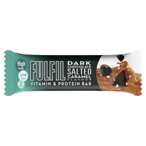 Picture of Fulfil Dark Chocolate Salted Caramel V&P Bar x15