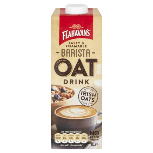 Picture of Flahavans Barista Oat Milk 1ltx8