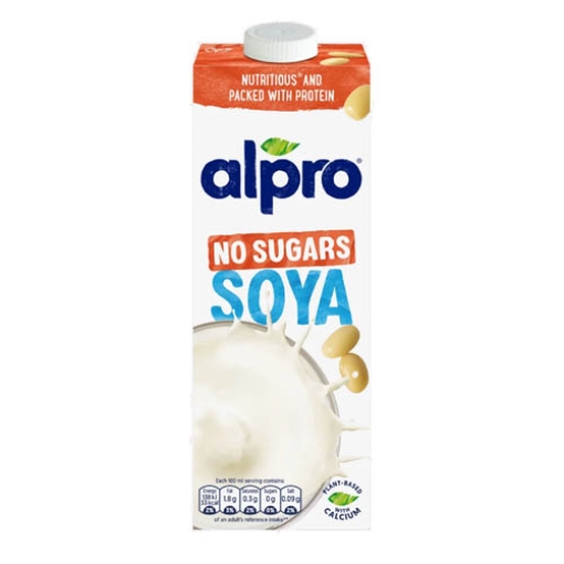 Picture of Alpro Soya Original Unsweetened 1lt x8
