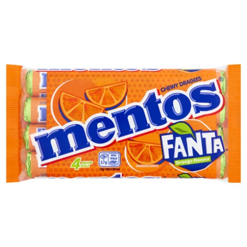 Picture of Mentos Fanta Orange MULTIPACK 3Pk x25