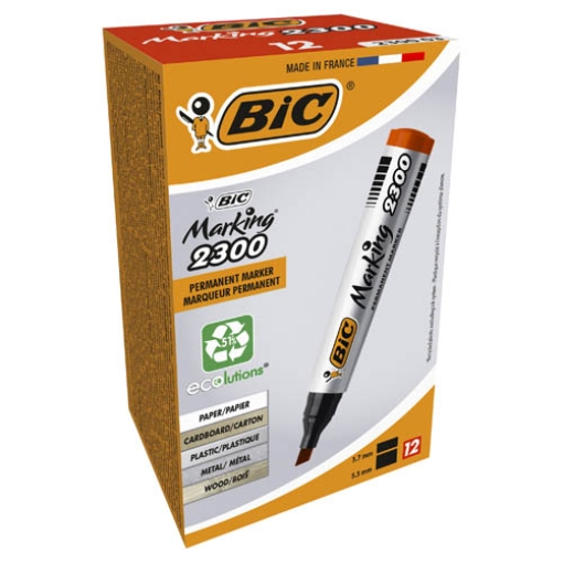 Picture of Bic Marker Red 2300 Eco x12
