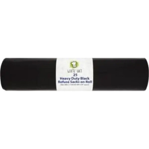 Picture of White Hat HEAVY Duty RefuseSacks BOR(26x44 x25)x1