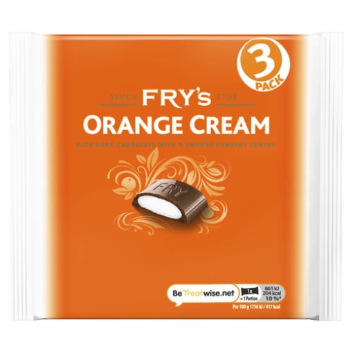Picture of Frys Orange Cream MULTI 147g (49g x 3pk) x16