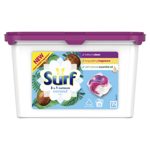 Picture of Surf 3in 1 Pods Coconut 18W x3