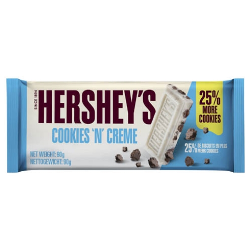 Picture of Hersheys Cookies n Creme Bar 90g  x24