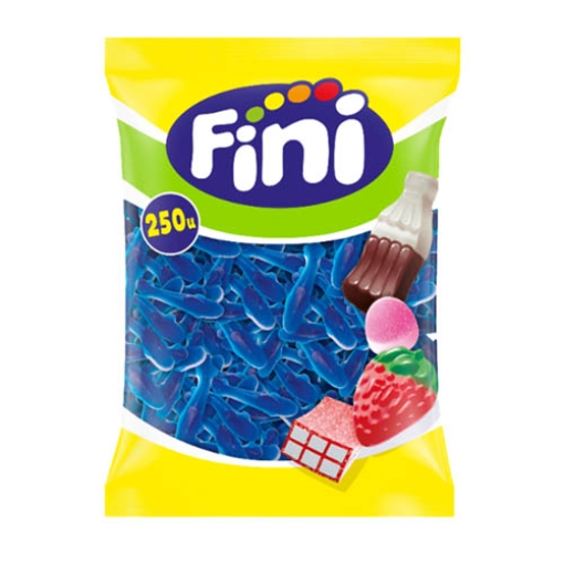Picture of Fini 5c Bags Jelly Sharks  (Yellow Bag) x250