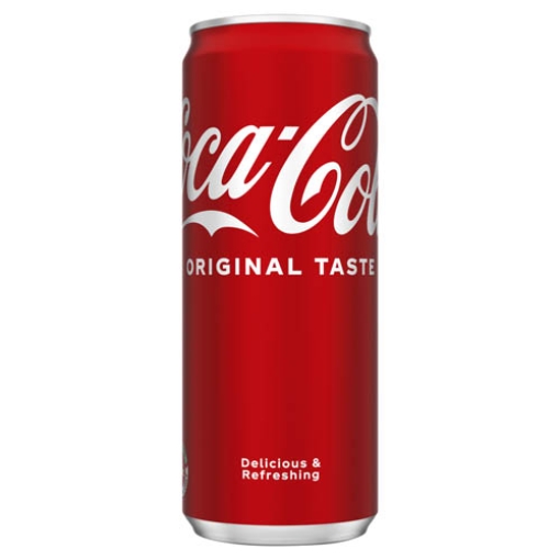 Picture of 330 Coca Cola Can Sleek (Coke) x24 DRS