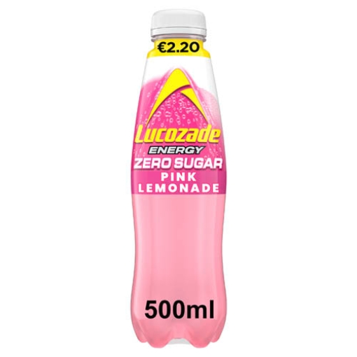 Picture of 500 Zero Lucozade Pink  PM€2.20  x12 DRS