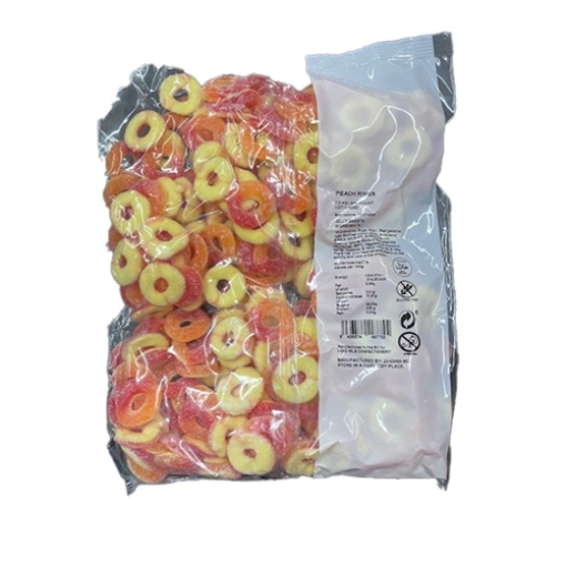 Picture of Lake Peach Rings Fizzy 5c Bags x240