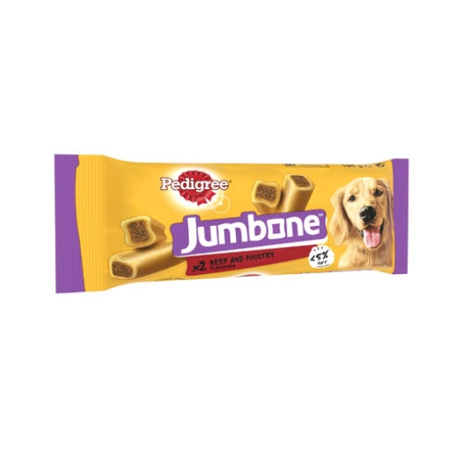 Picture of Pedigree Jumbone Med Beef & Poultry 2pk x12