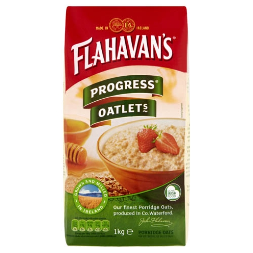 Picture of Flahavan Progress Oatlets 1kg x10