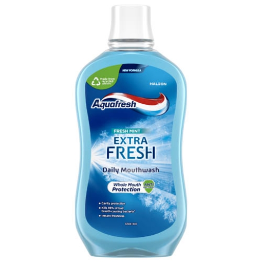 Picture of Aquafresh Mouthwash Fresh Mint 500mlx8