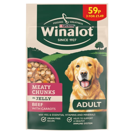 Picture of Winalot Pouch Variety in Jelly 100g 40pk x1