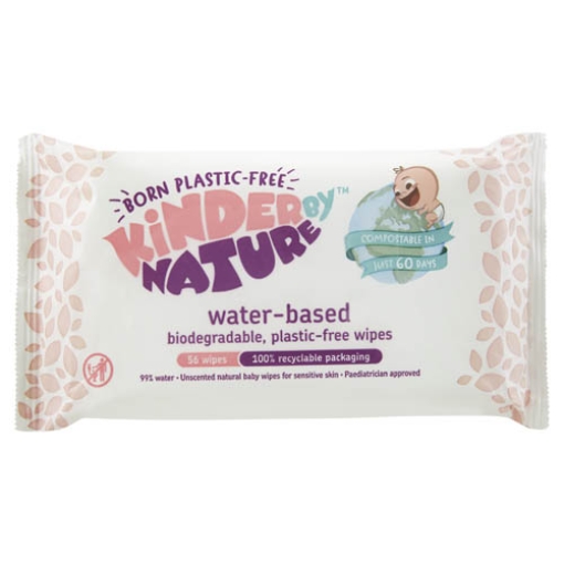 Picture of NATURA Water Wipes Baby Wipes 60s  x16