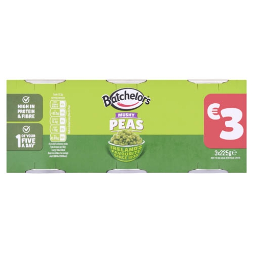 Picture of Batchelors Mushy Peas 225g PM€3 3pk x12