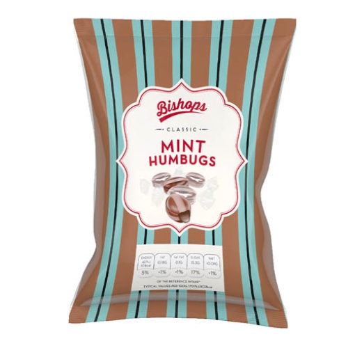 Picture of Bags Bishops Minty Bulls Eyes 150g x30