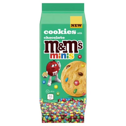 Picture of M&M Minis Large Cookies Choc 180g x8