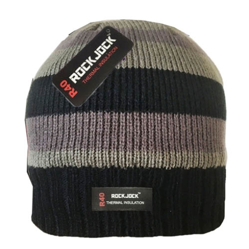 Picture of Hat Mens Thermal Lined Striped Assorted x12
