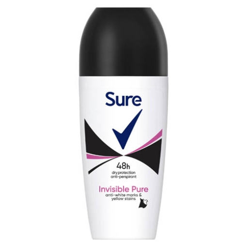 Picture of Sure Roll On Women Invisible Pure 50ml x6