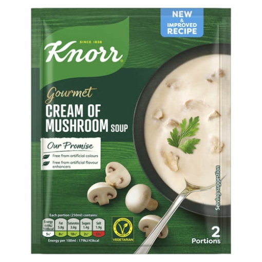Picture of Knorr Soup Gourmet Cream of Mushroom 3Port 48g x1