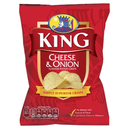 Picture of KING Cheese & Onion STD 35g x50