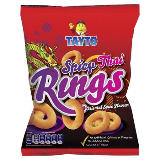 Picture of Tayto Thai Rings 40g  x32