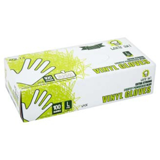Picture of Case Glove Vinyl Blue LGE WHat (Pwdr Free) 100 x10