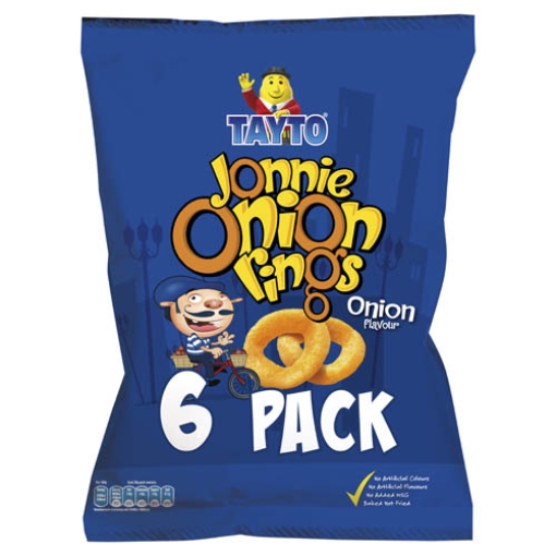 Picture of Tayto Jonnie Onion Rings  Multi 168g 6pk  x22